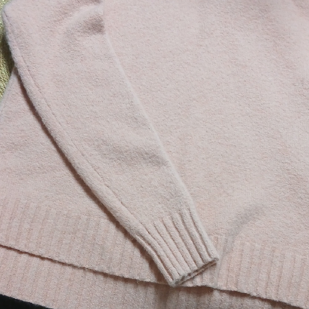 J. Crew Soft Pink Crew Neck Sweater